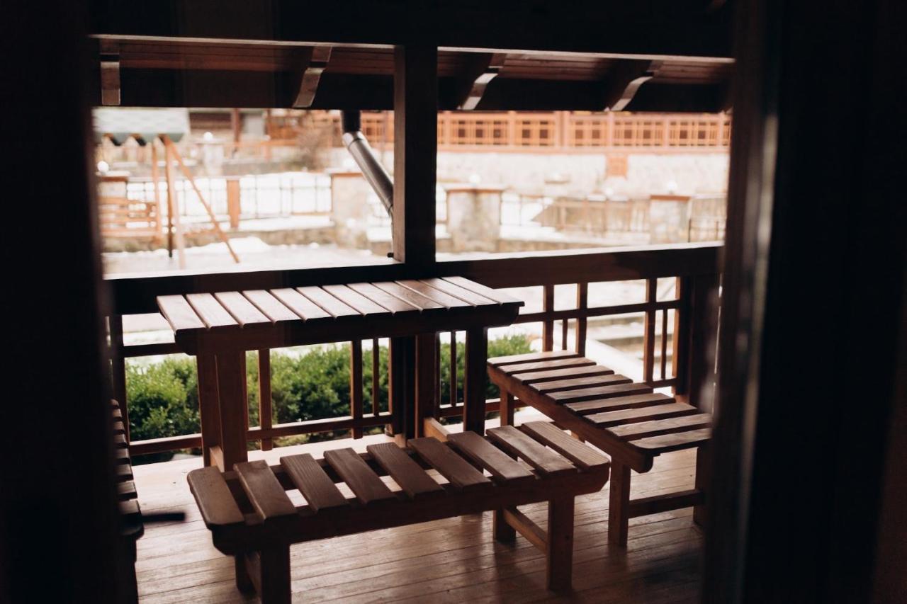 Hotel Eco Sadiba KasKad Velyka Volosyanka Esterno foto