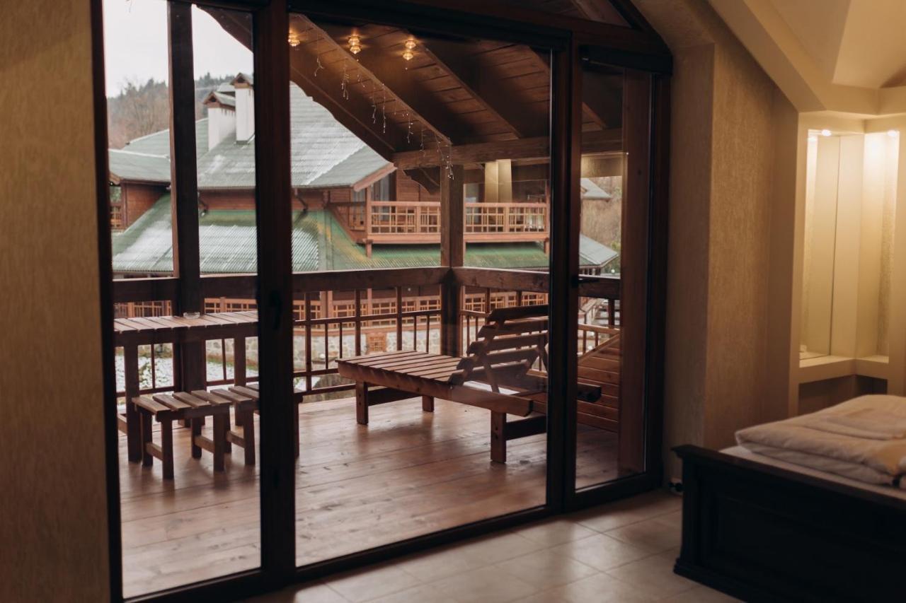 Hotel Eco Sadiba KasKad Velyka Volosyanka Esterno foto