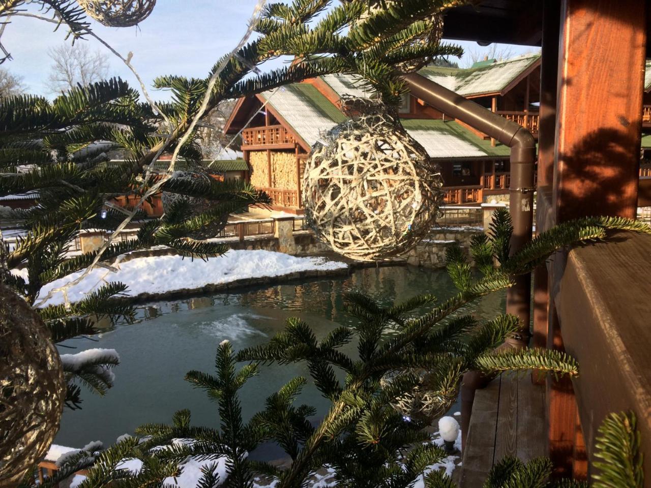 Hotel Eco Sadiba KasKad Velyka Volosyanka Esterno foto