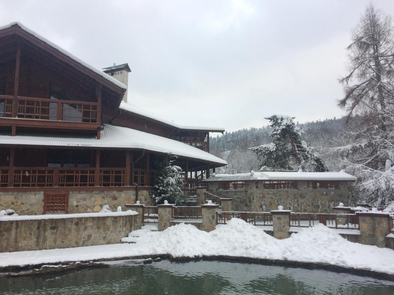Hotel Eco Sadiba KasKad Velyka Volosyanka Esterno foto